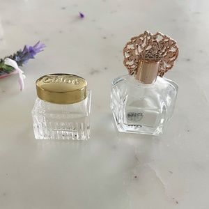 Empty Chloé Mini Perfume Bottle with Bonus Bottle, Set of 2
